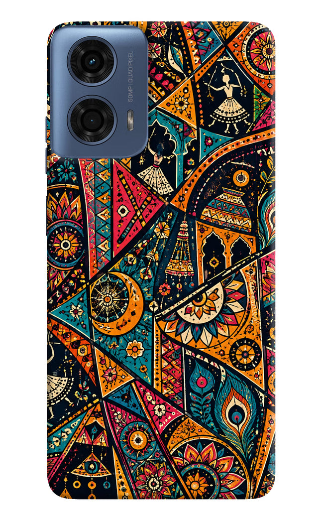 Folk Print Moto G24 Power Hard Case Back Cover by Casekaro