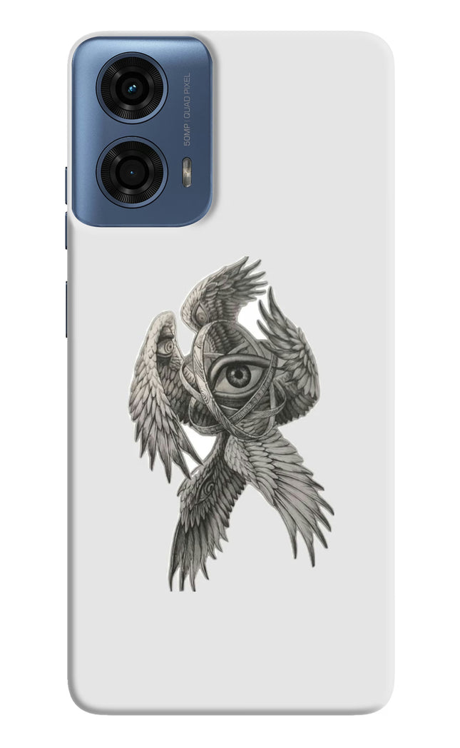Accurate Angel Moto G24 Power Hard Case Back Cover by Casekaro