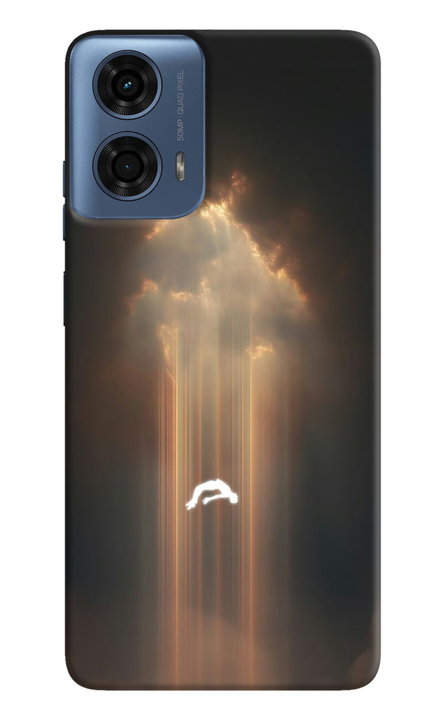 Heavenly Beam Moto G24 Power Hard Case Back Cover by Casekaro