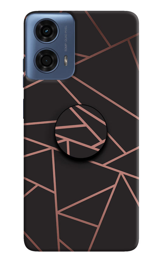 Geometric Pattern Moto G24 Power Pop Case by Casekaro