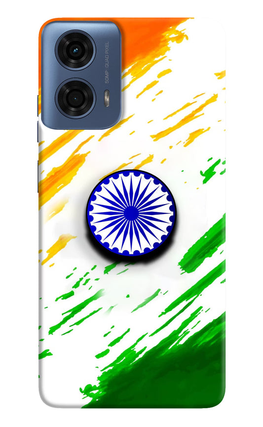Indian Flag Ashoka Chakra Moto G24 Power Pop Case by Casekaro