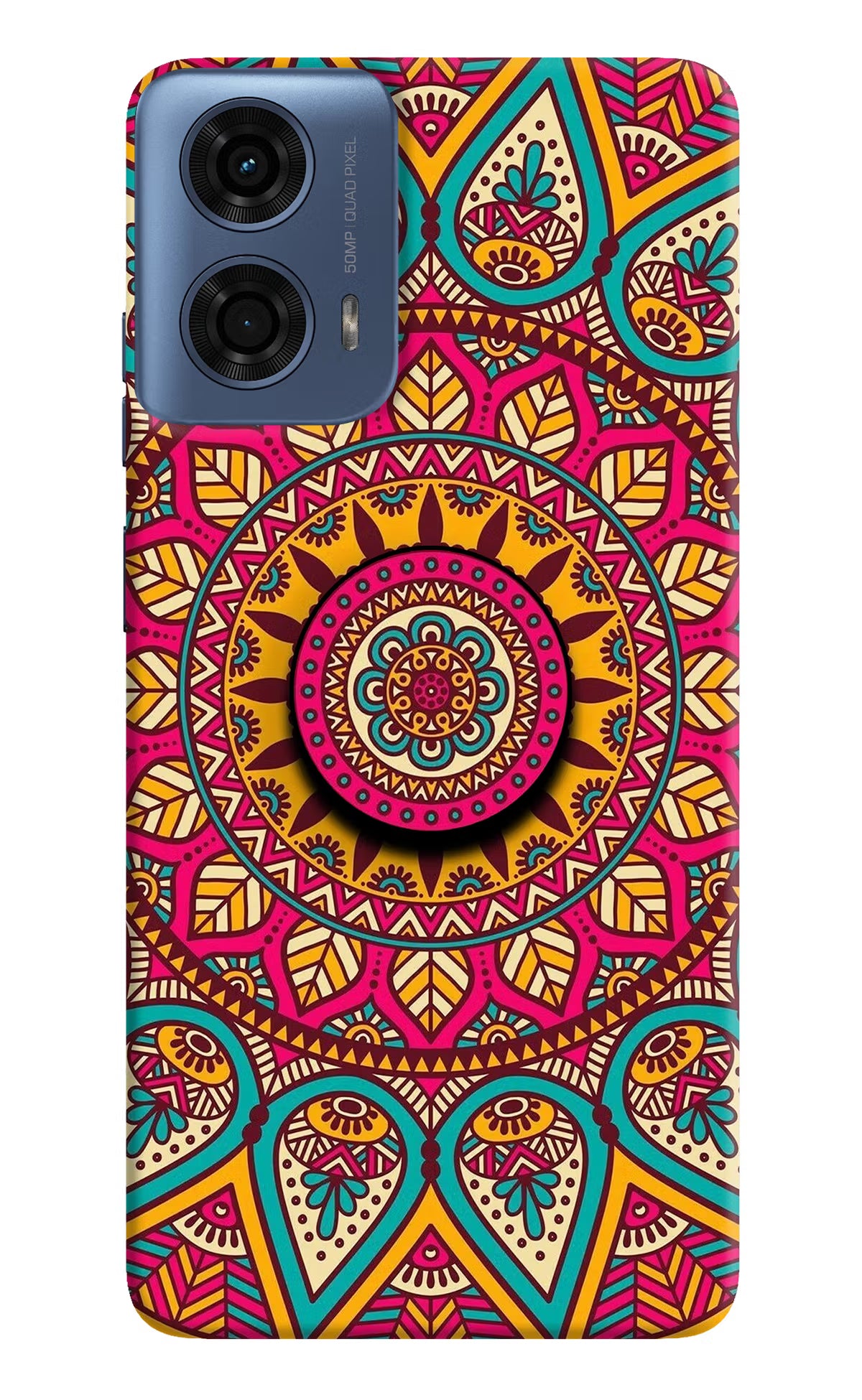 Mandala Moto G24 Power Pop Case by Casekaro