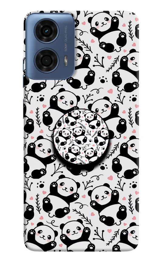 Cute Panda Moto G24 Power Pop Case by Casekaro