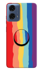 Rainbow Moto G24 Power Pop Case by Casekaro