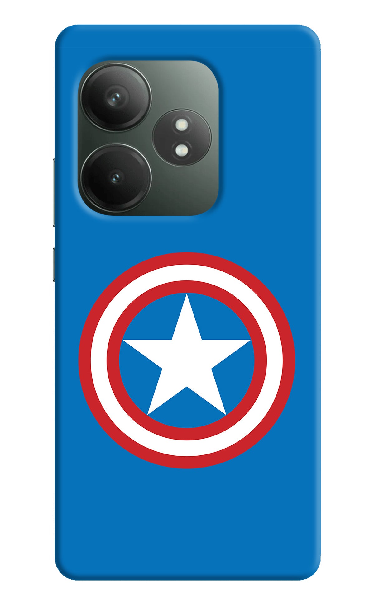 Captain America Logo Realme GT 6T 5G Back Cover