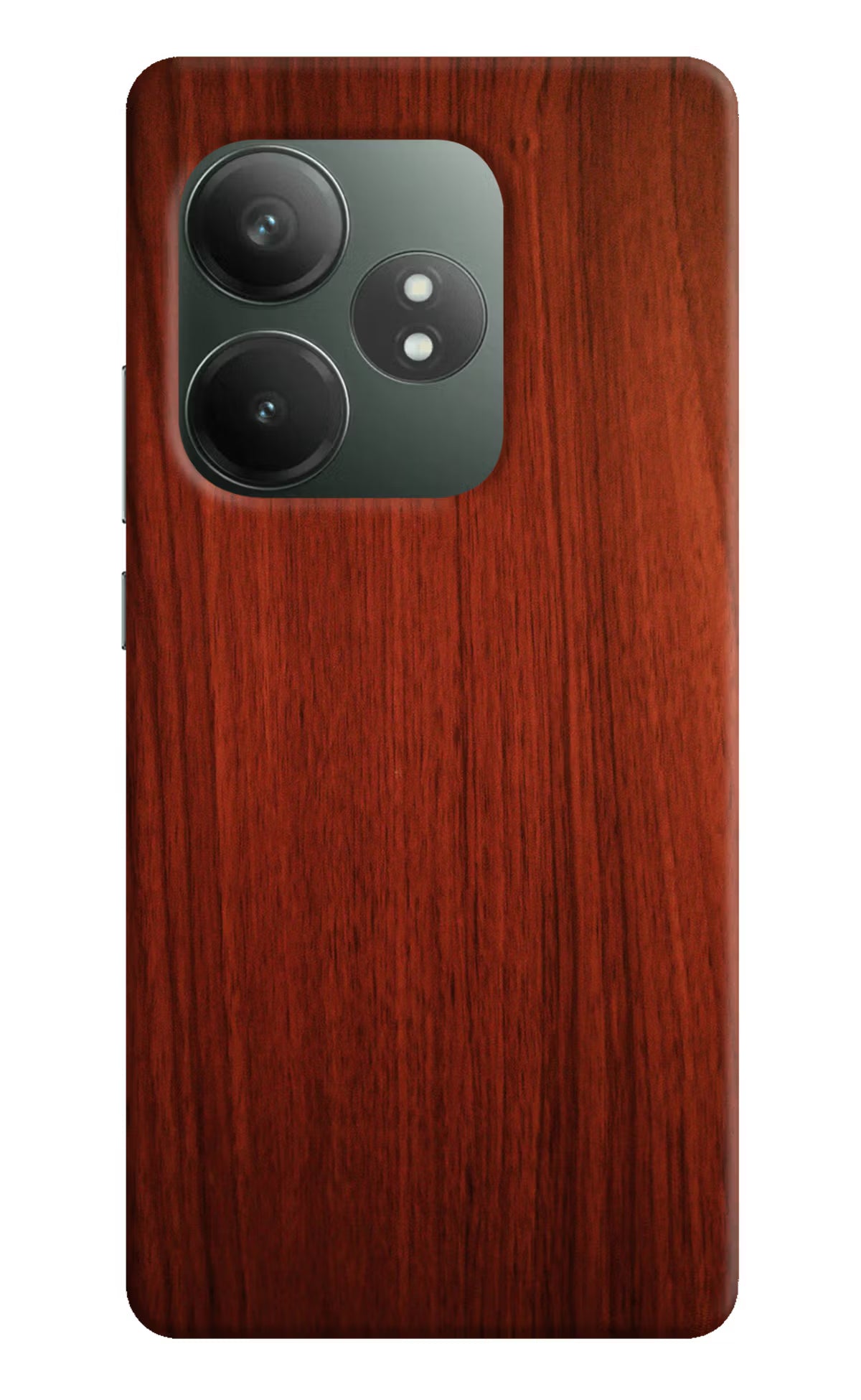 Wooden Plain Pattern Realme GT 6T 5G Hard Case Back Cover by Casekaro
