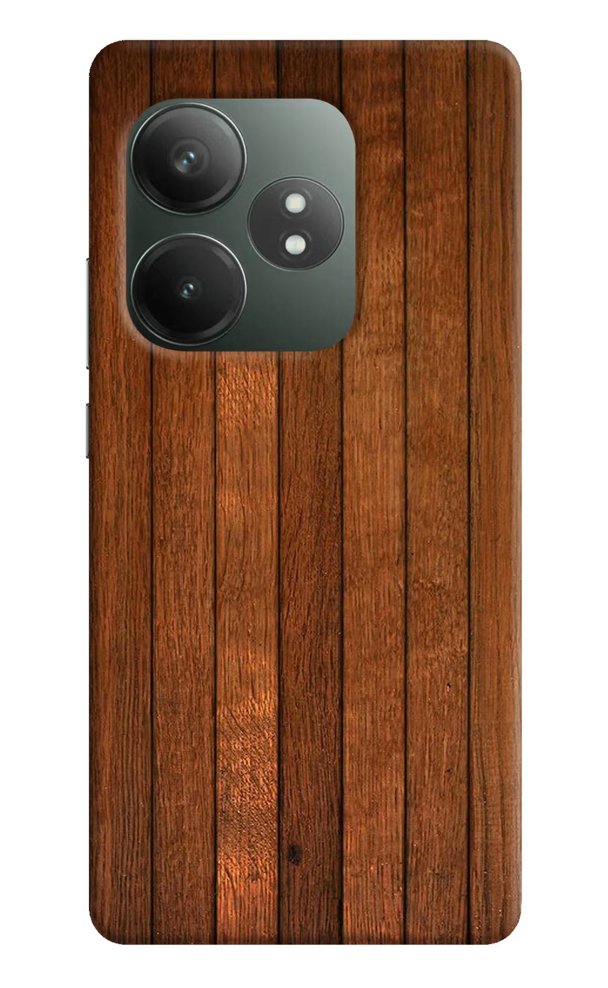 Wooden Artwork Bands Realme GT 6T 5G Hard Case Back Cover by Casekaro