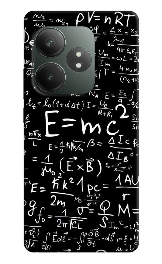 Physics Formula Realme GT 6T 5G Hard Case Back Cover by Casekaro