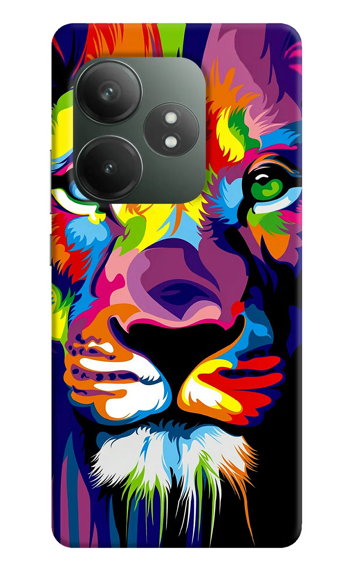 Lion Realme GT 6T 5G Hard Case Back Cover by Casekaro