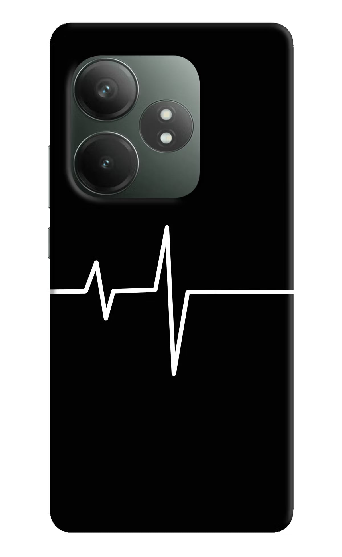 Heart Beats Realme GT 6T 5G Hard Case Back Cover by Casekaro