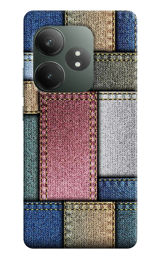 Multicolor Jeans Realme GT 6T 5G Hard Case Back Cover by Casekaro