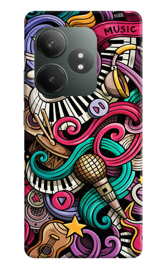 Music Abstract Realme GT 6T 5G Back Cover