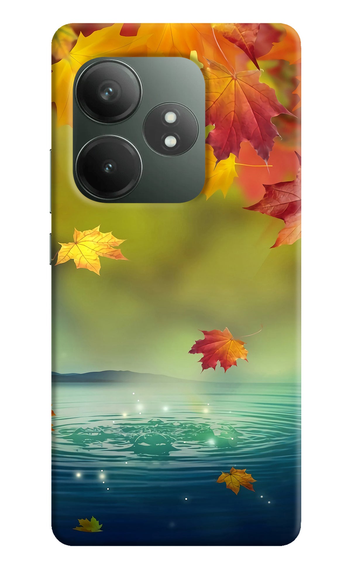 Flowers Realme GT 6T 5G Back Cover