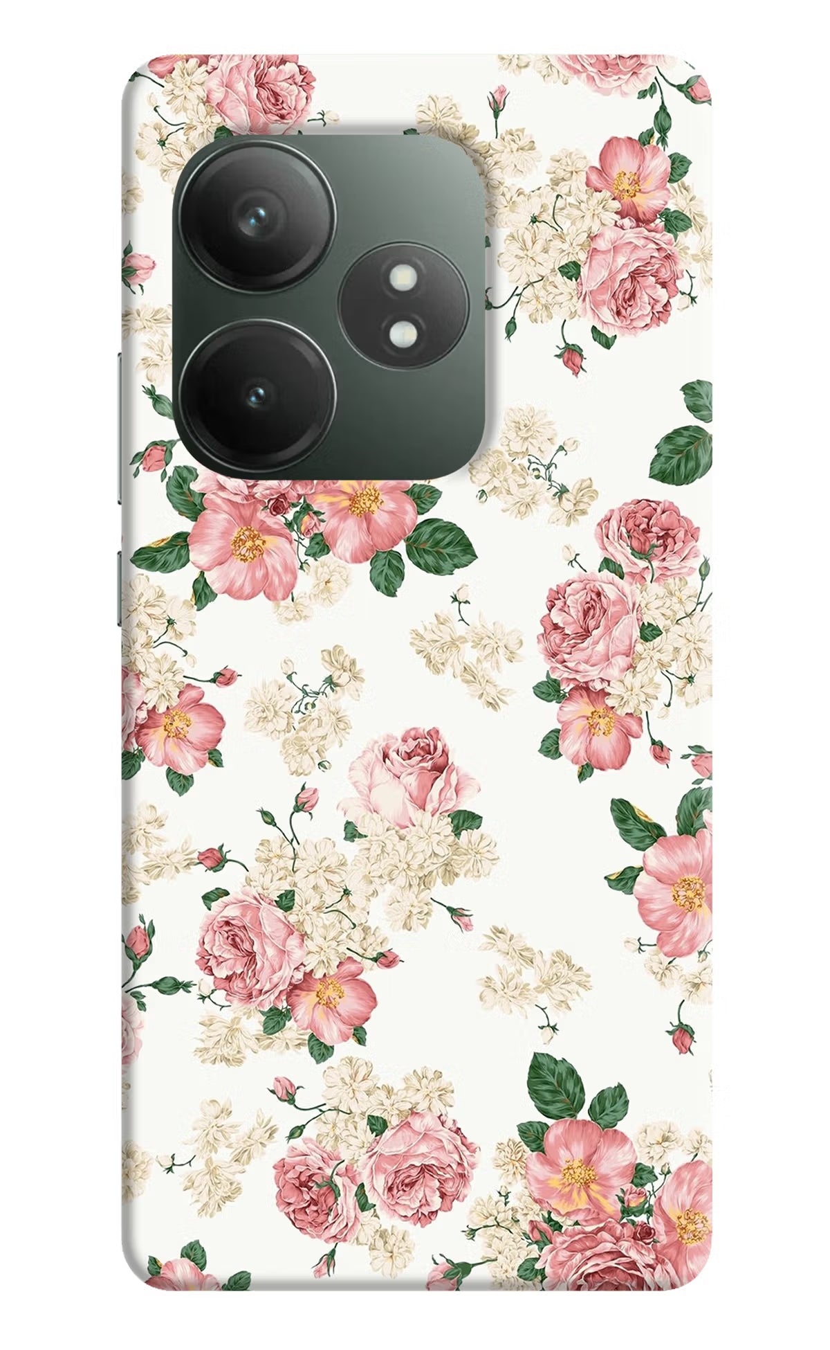 Flowers Realme GT 6T 5G Hard Case Back Cover by Casekaro