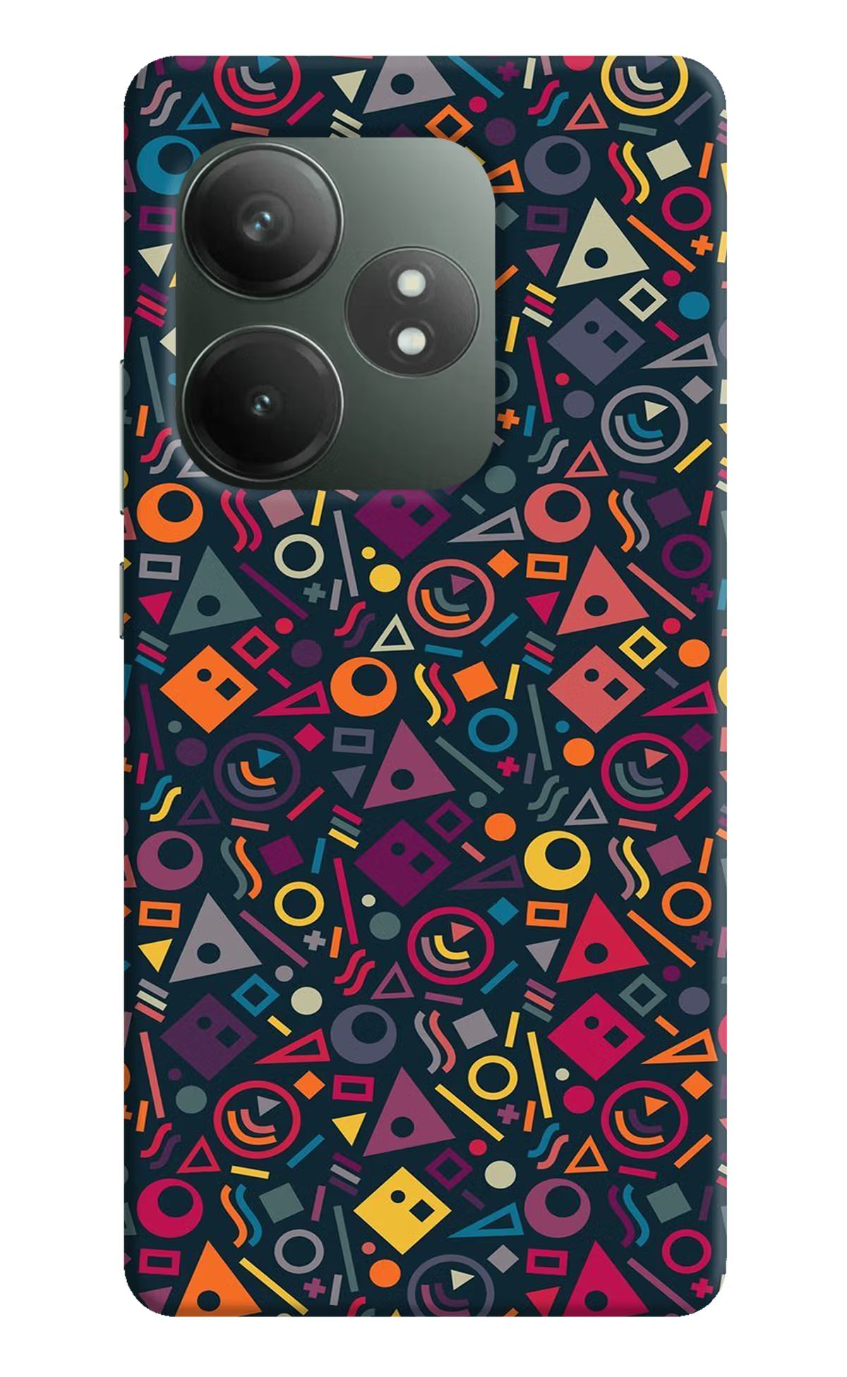 Geometric Abstract Realme GT 6T 5G Hard Case Back Cover by Casekaro