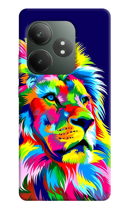 Vector Art Lion Realme GT 6T 5G Hard Case Back Cover by Casekaro