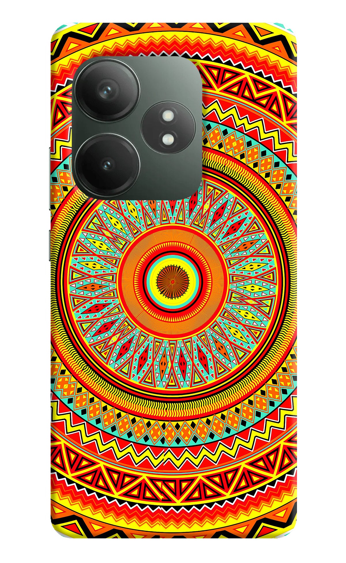 Mandala Pattern Realme GT 6T 5G Back Cover