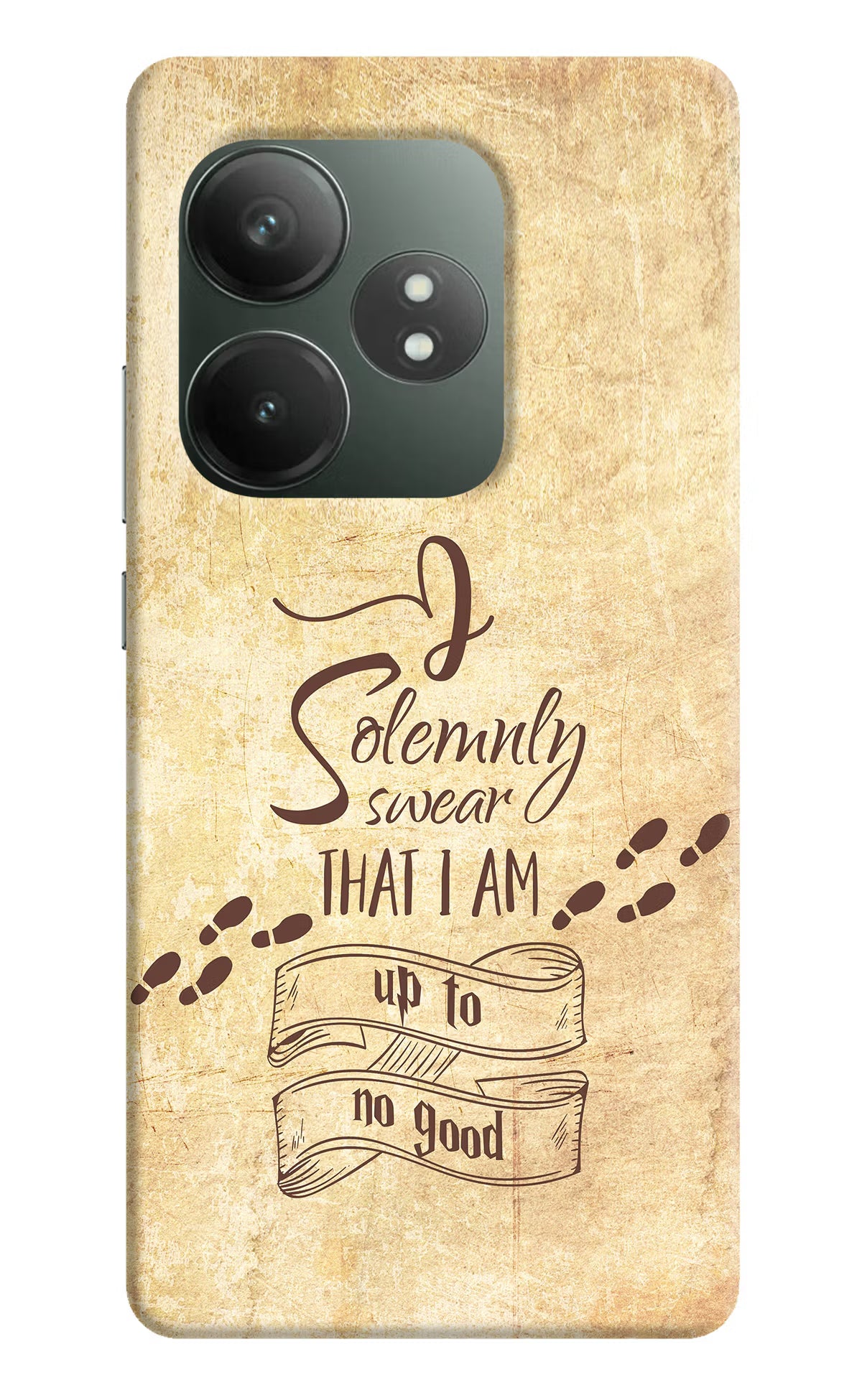 I Solemnly swear that i up to no good Realme GT 6T 5G Hard Case Back Cover by Casekaro