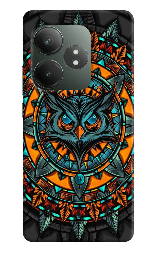 Angry Owl Art Realme GT 6T 5G Back Cover