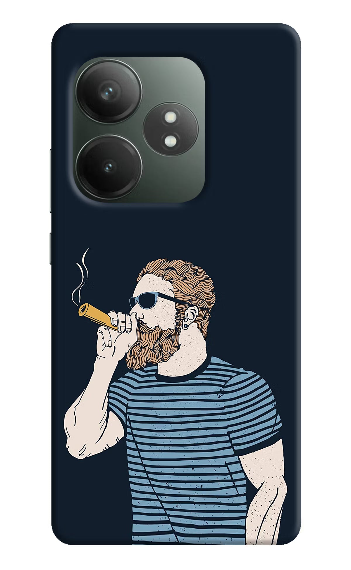 Smoking Realme GT 6T 5G Hard Case Back Cover by Casekaro