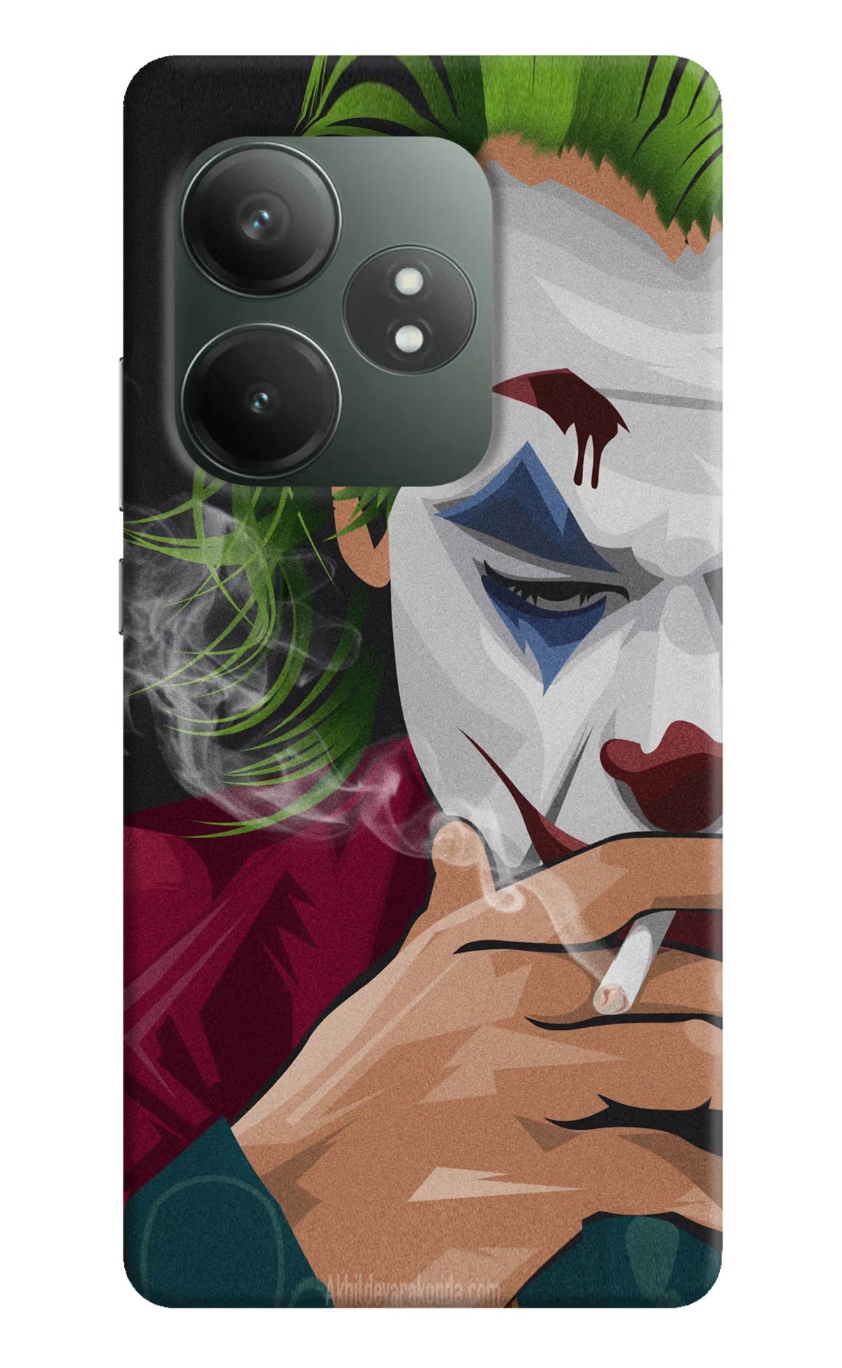Joker Smoking Realme GT 6T 5G Hard Case Back Cover by Casekaro