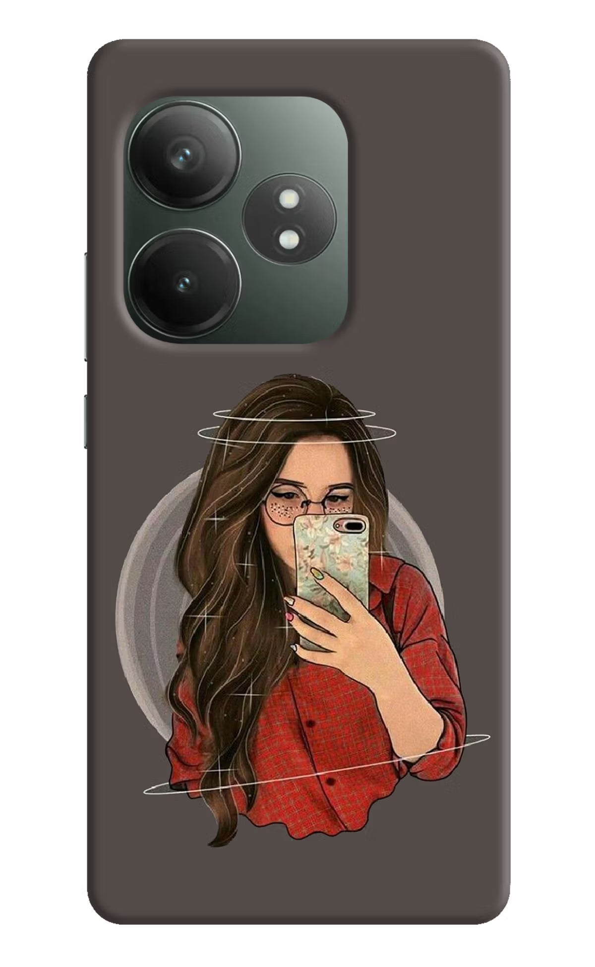 Selfie Queen Realme GT 6T 5G Hard Case Back Cover by Casekaro