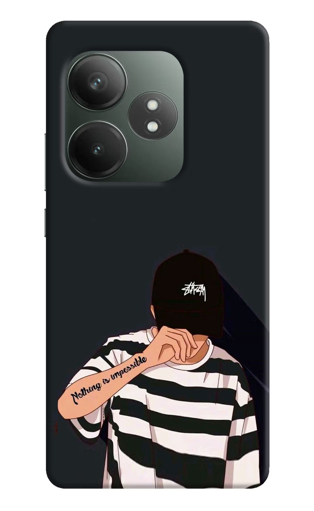 Aesthetic Boy Realme GT 6T 5G Hard Case Back Cover by Casekaro