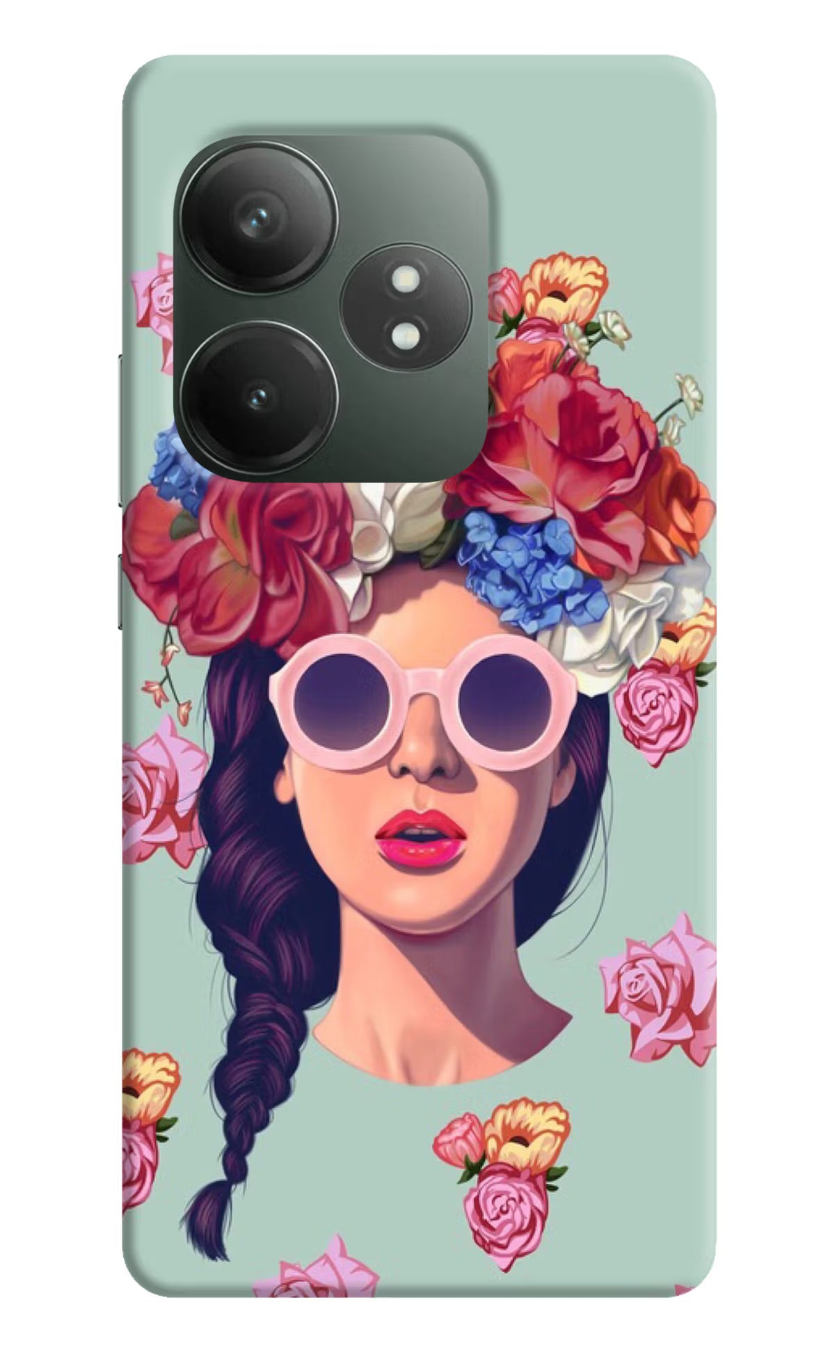 Pretty Girl Realme GT 6T 5G Hard Case Back Cover by Casekaro