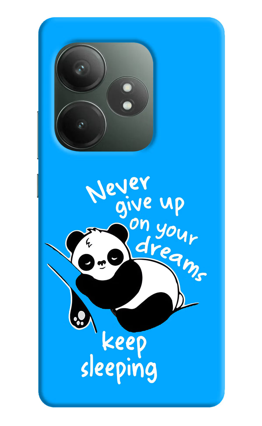Keep Sleeping Realme GT 6T 5G Back Cover, Hard case