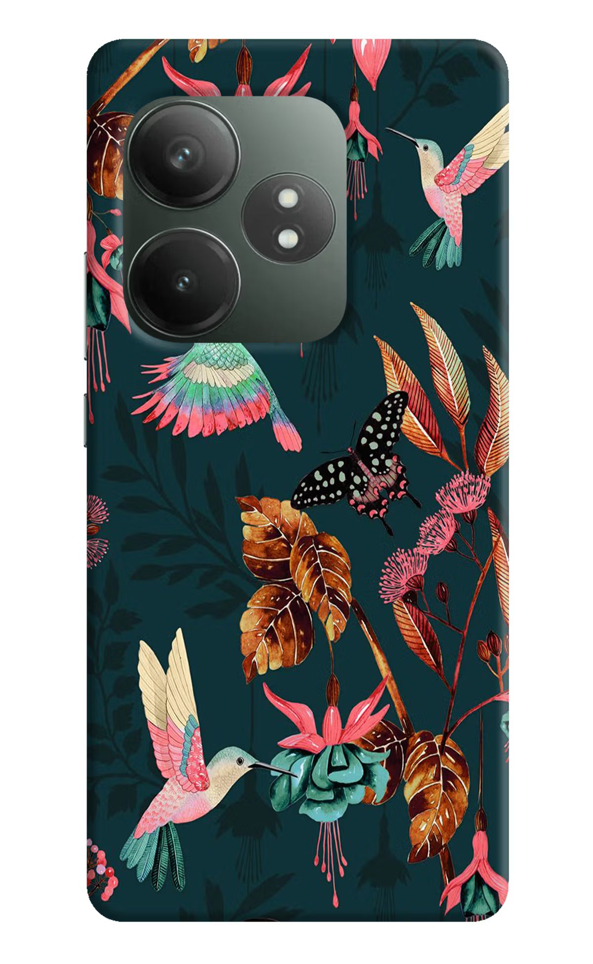 Birds Realme GT 6T 5G Hard Case Back Cover by Casekaro