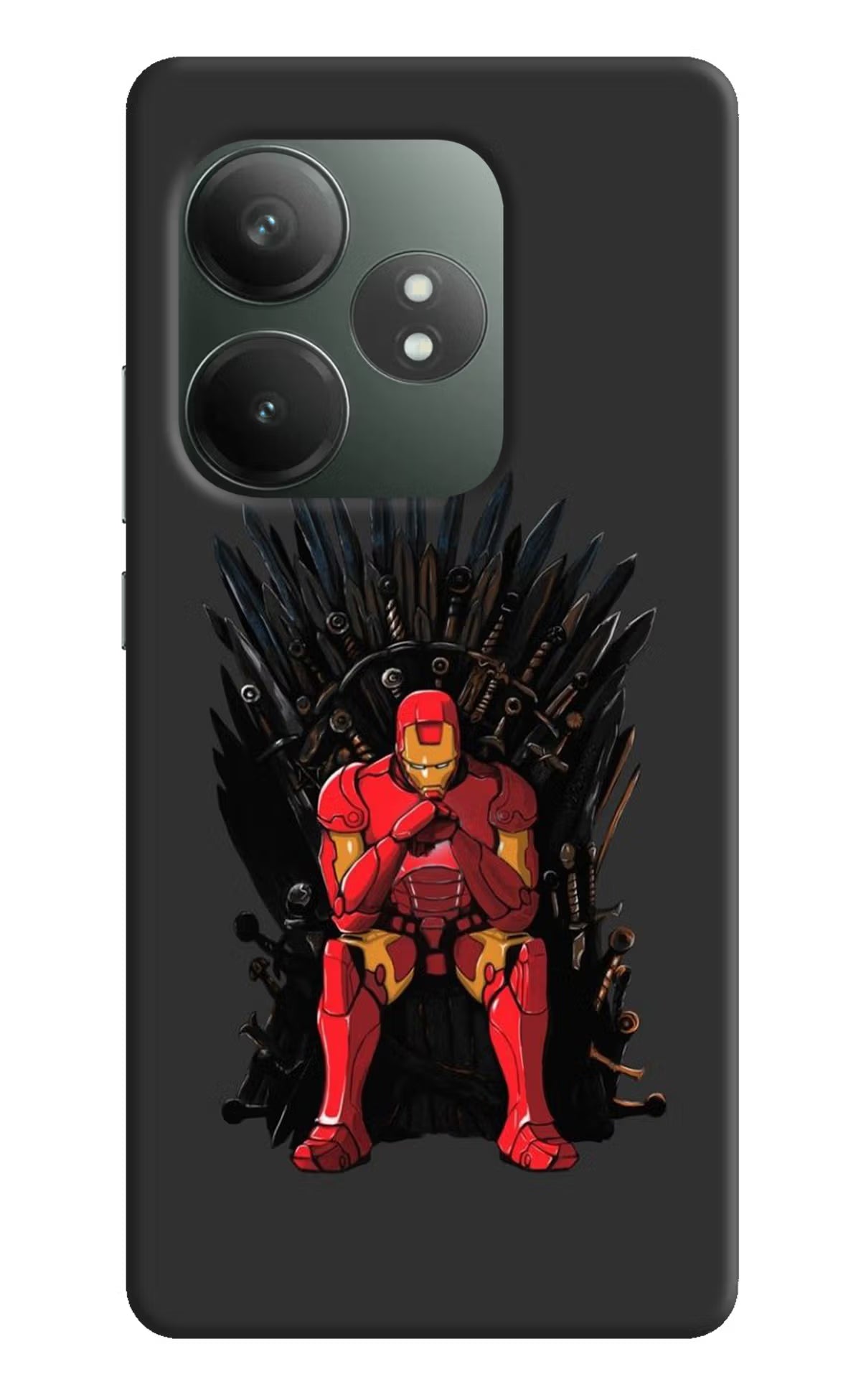 Ironman Throne Realme GT 6T 5G Hard Case Back Cover by Casekaro