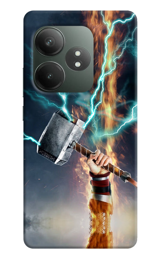 Thor Hammer Mjolnir Realme GT 6T 5G Hard Case Back Cover by Casekaro