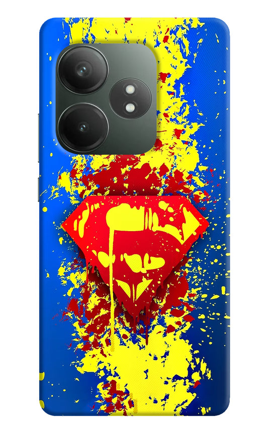 Superman logo Realme GT 6T 5G Hard Case Back Cover by Casekaro