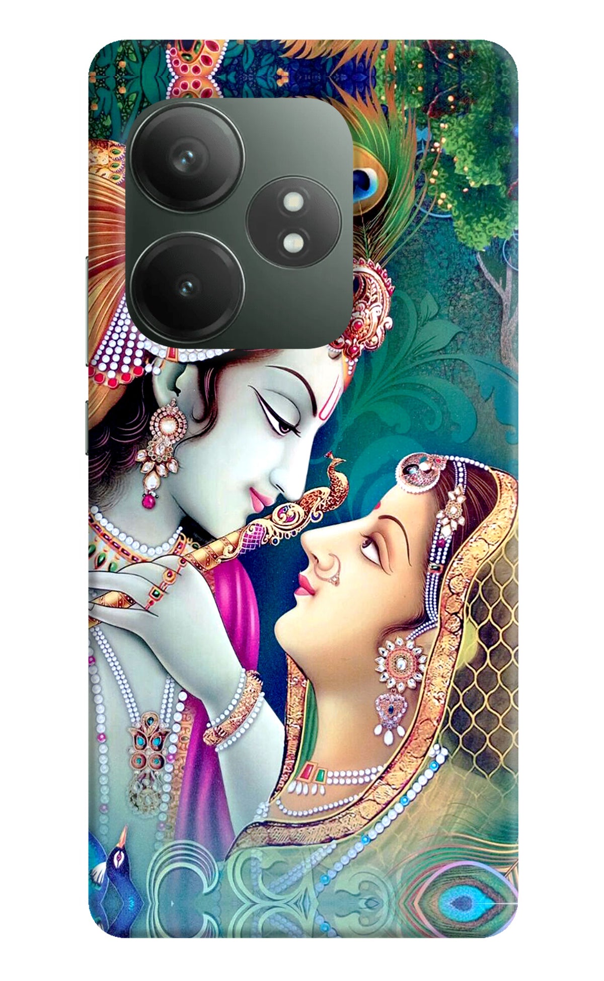 Lord Radha Krishna Realme GT 6T 5G Back Cover