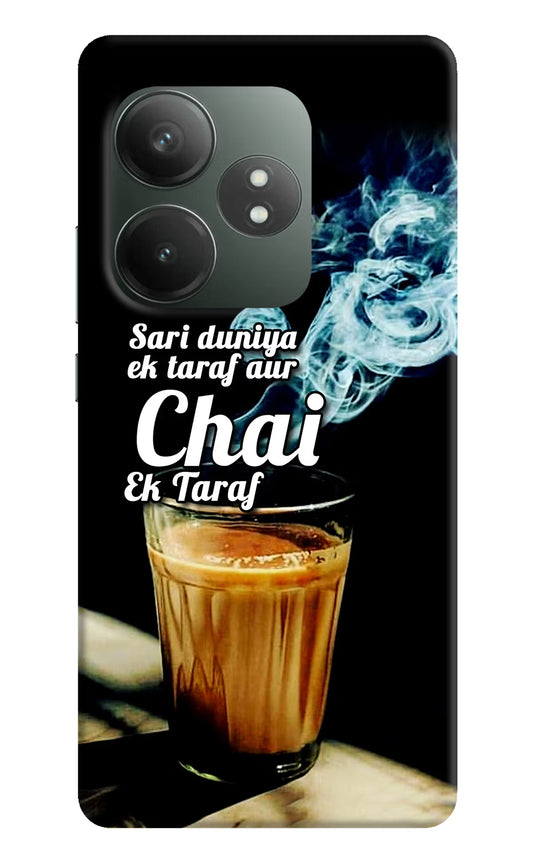 Chai Ek Taraf Quote Realme GT 6T 5G Hard Case Back Cover by Casekaro