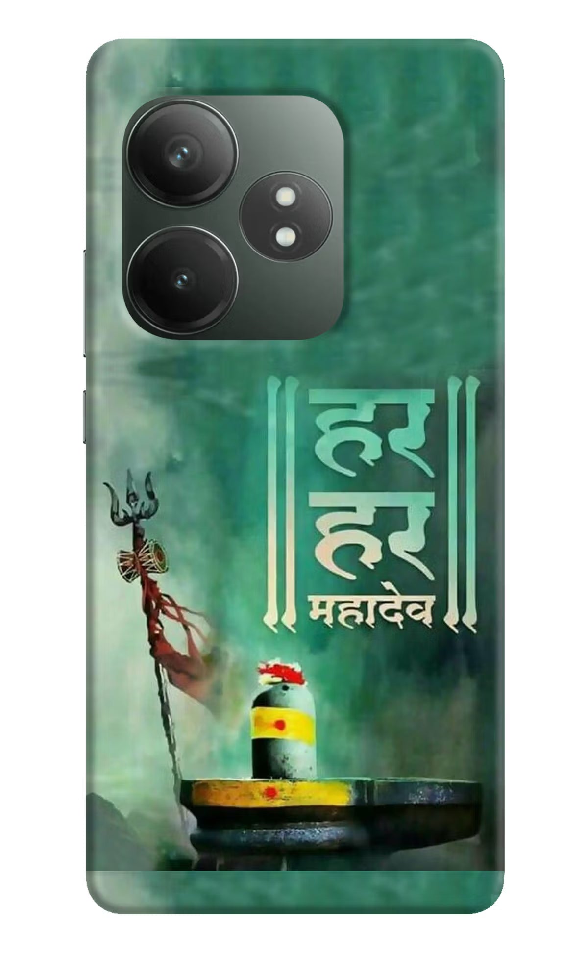 Har Har Mahadev Shivling Realme GT 6T 5G Hard Case Back Cover by Casekaro