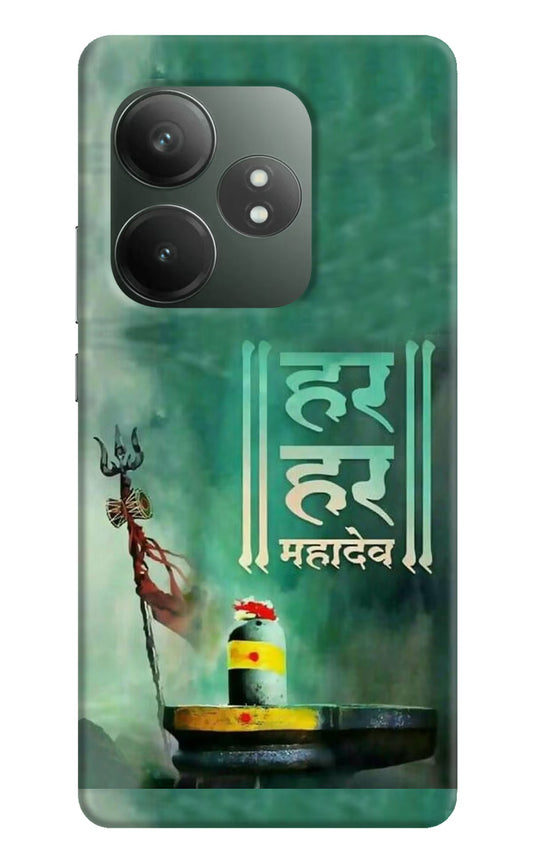 Har Har Mahadev Shivling Realme GT 6T 5G Hard Case Back Cover by Casekaro