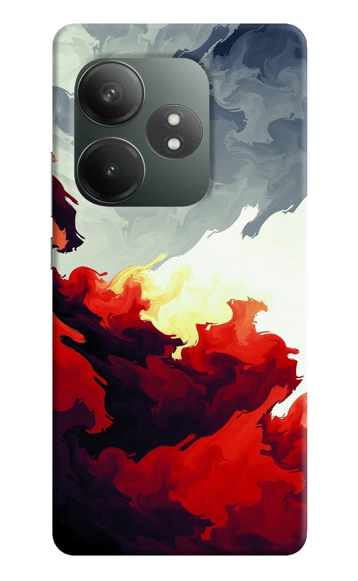 Fire Cloud Realme GT 6T 5G Hard Case Back Cover by Casekaro