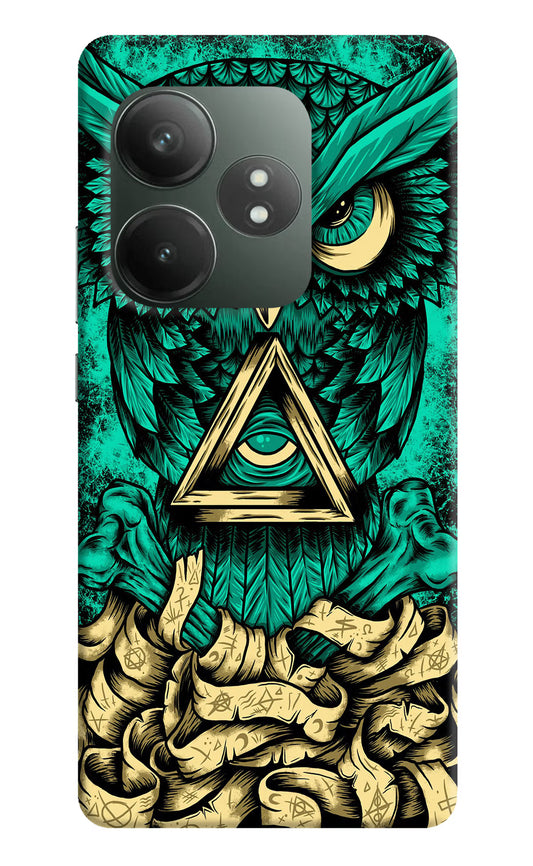 Green Owl Realme GT 6T 5G Hard Case Back Cover by Casekaro