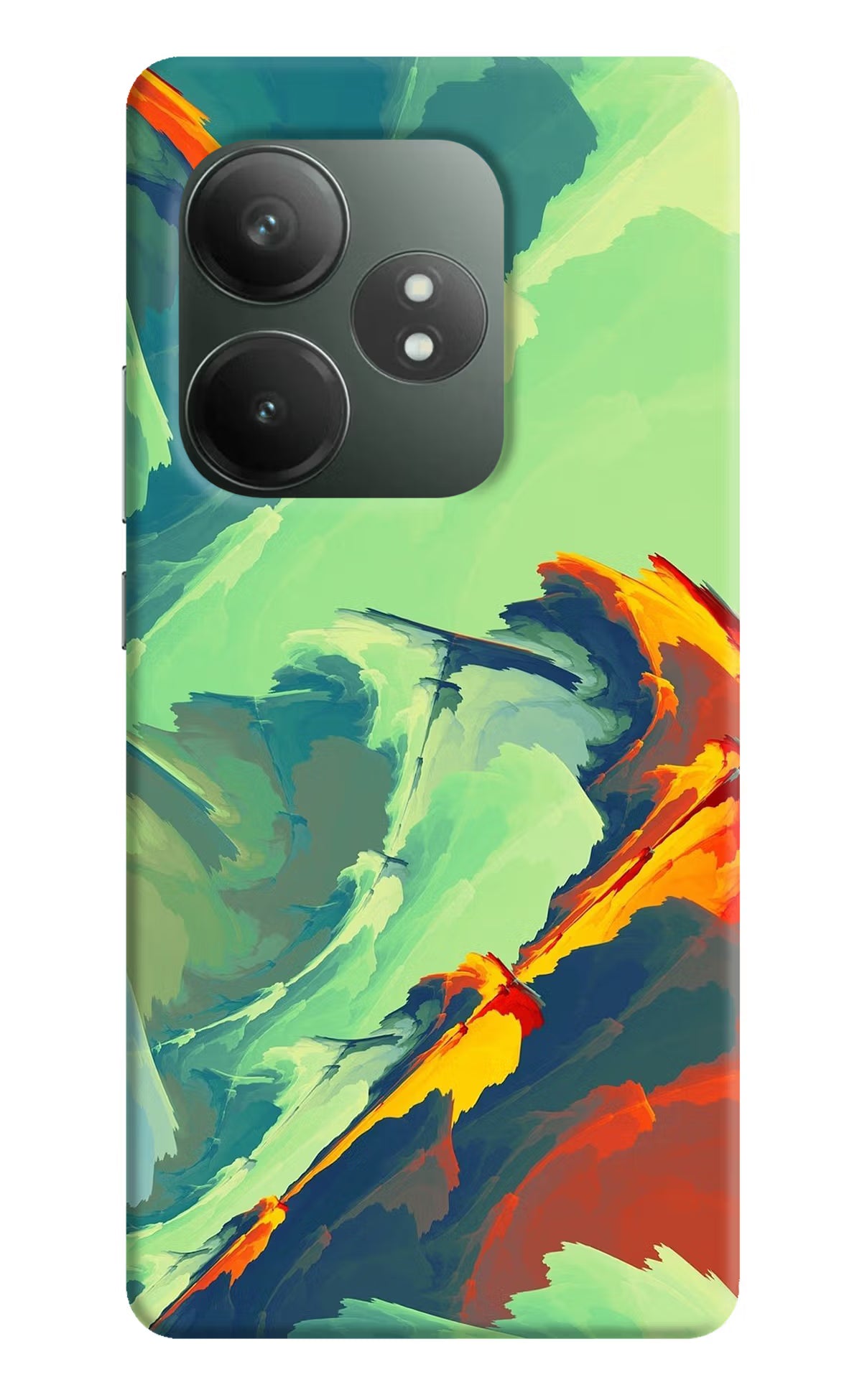 Paint Art Realme GT 6T 5G Hard Case Back Cover by Casekaro