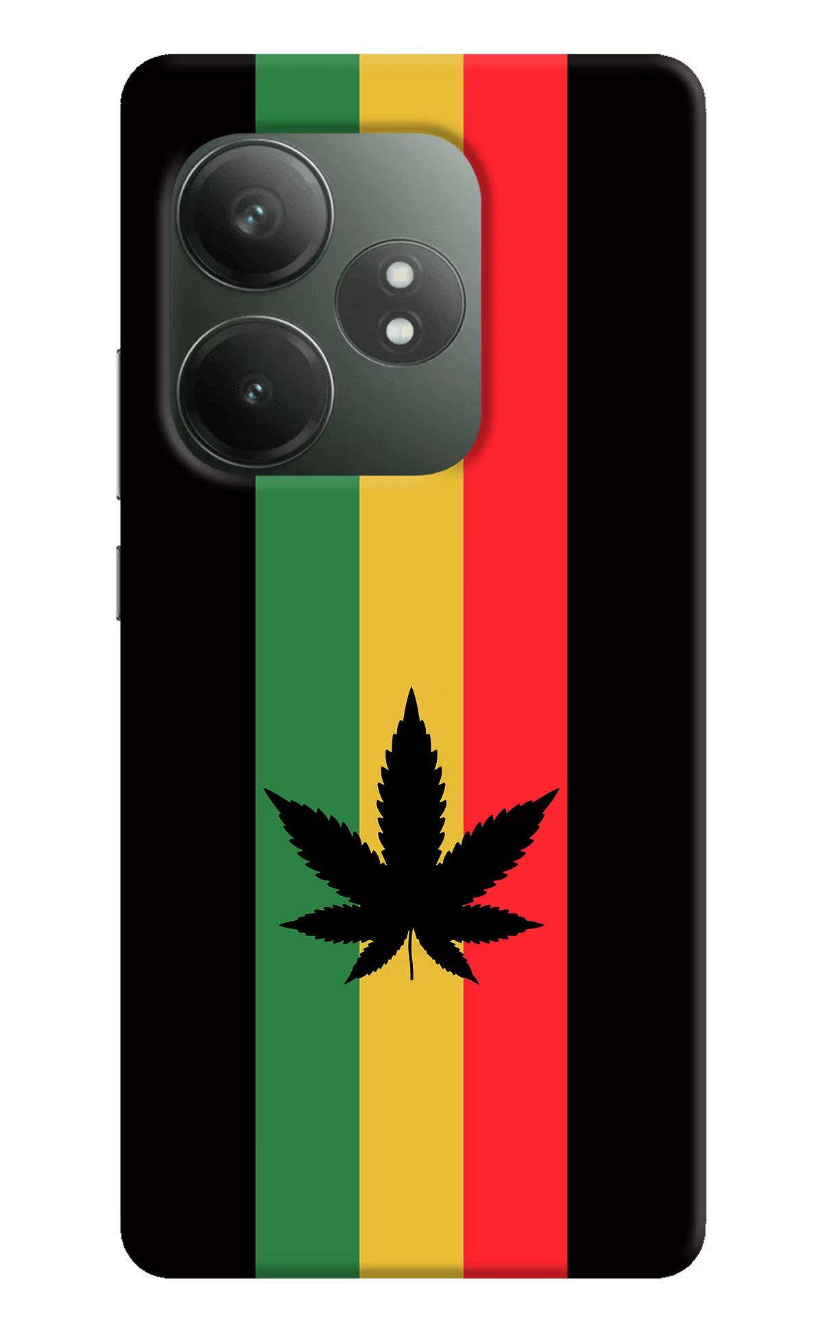 Weed Flag Realme GT 6T 5G Hard Case Back Cover by Casekaro