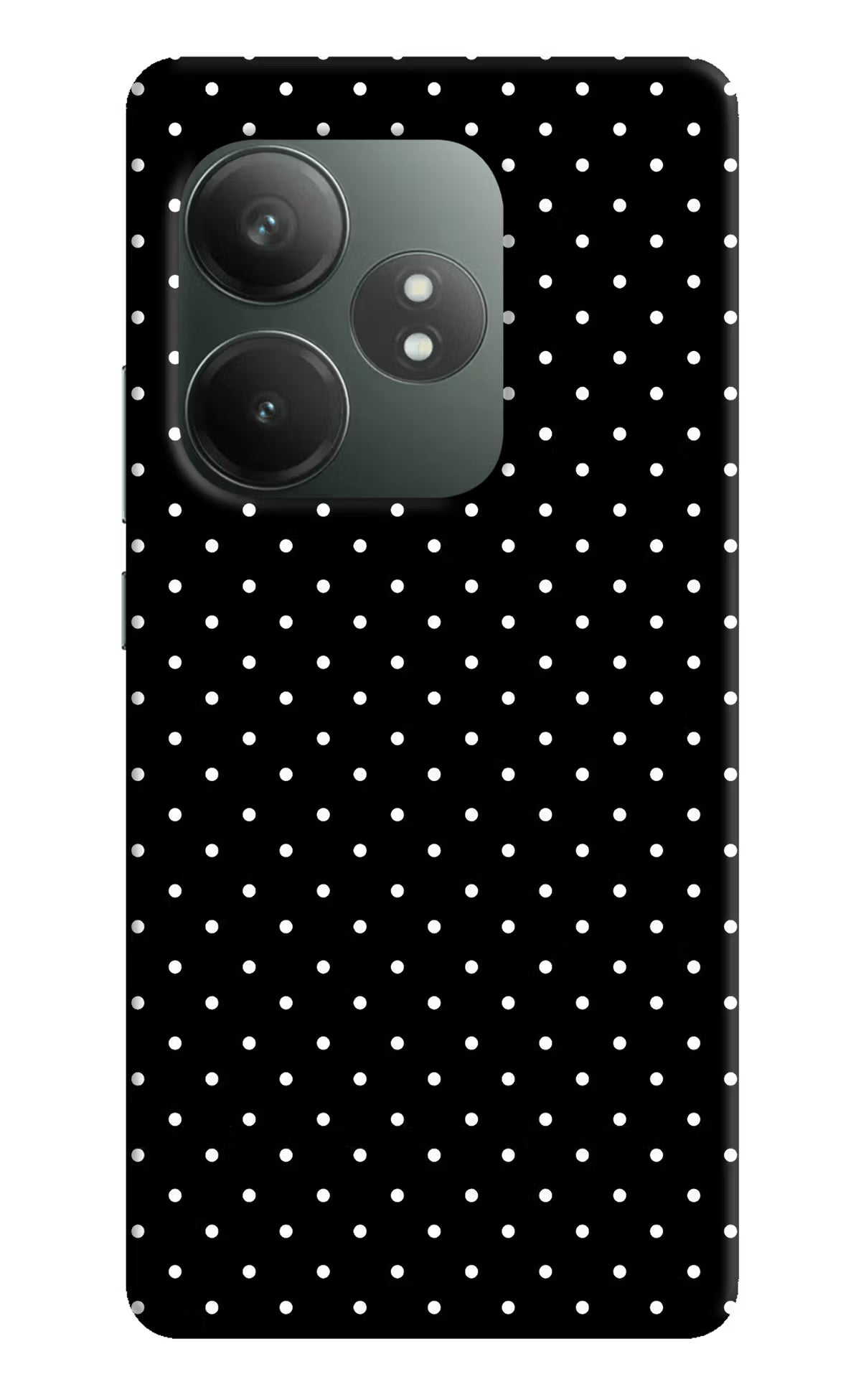 White Dots Realme GT 6T 5G Hard Case Back Cover by Casekaro