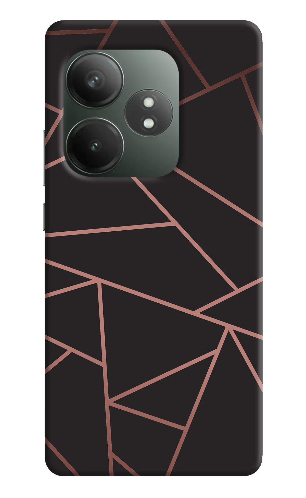 Geometric Pattern Realme GT 6T 5G Hard Case Back Cover by Casekaro