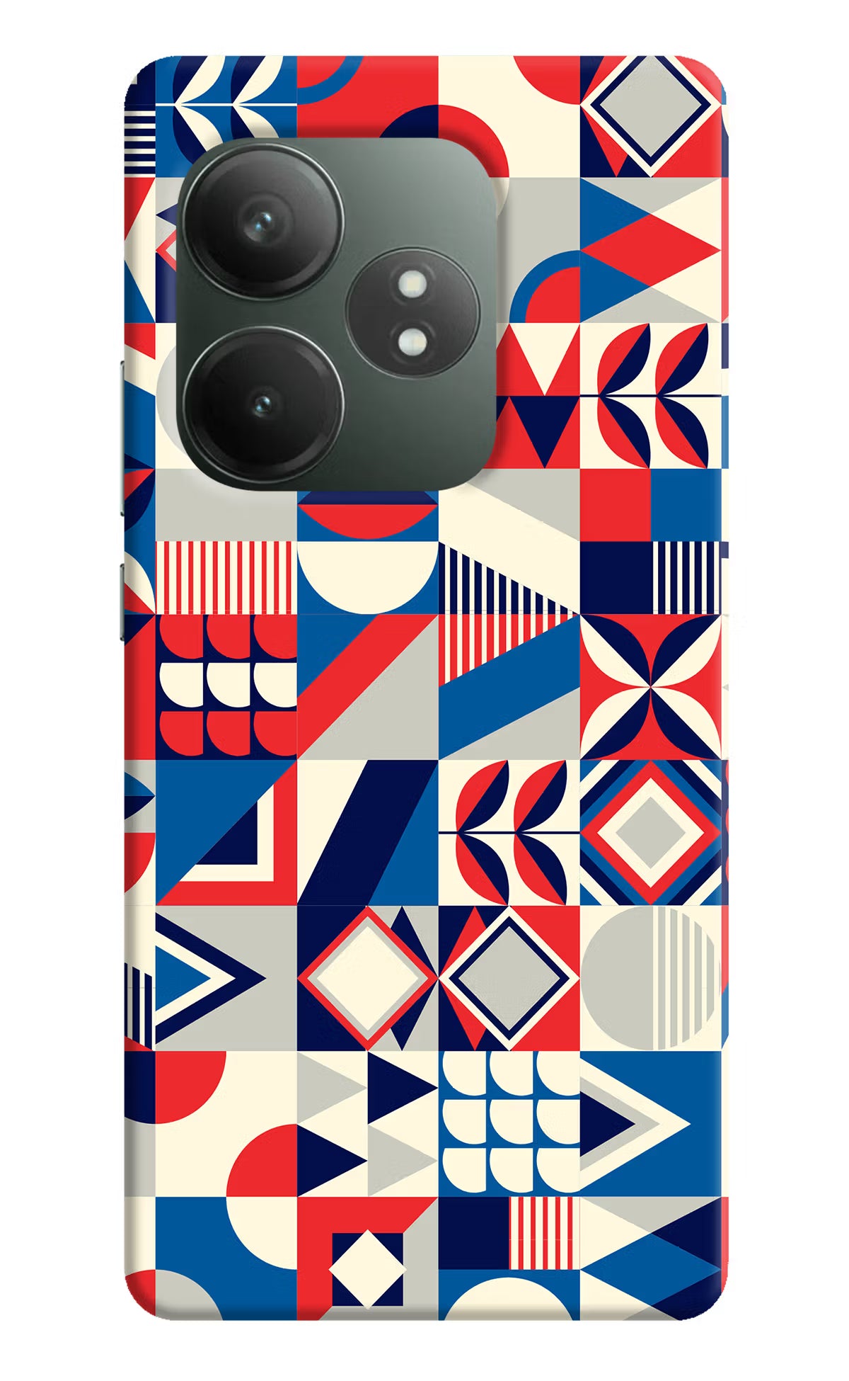 Colorful Pattern Realme GT 6T 5G Hard Case Back Cover by Casekaro