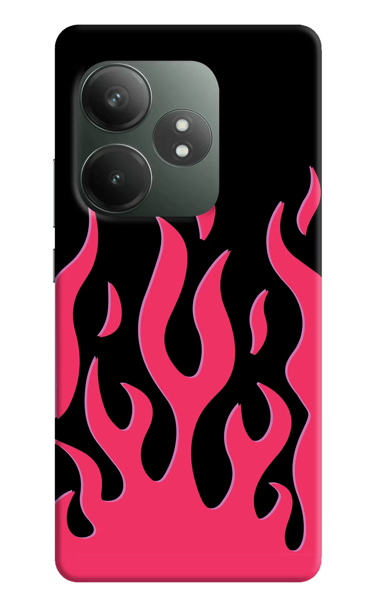 Fire Flames Realme GT 6T 5G Hard Case Back Cover by Casekaro