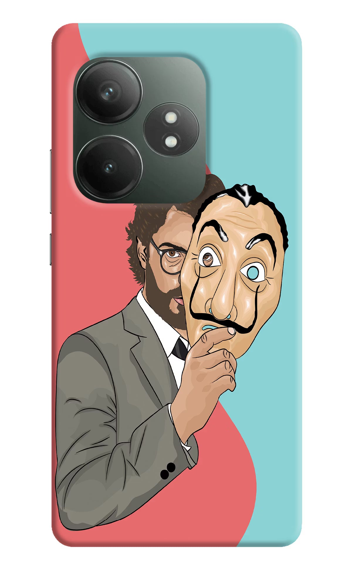Professor Realme GT 6T 5G Hard Case Back Cover by Casekaro