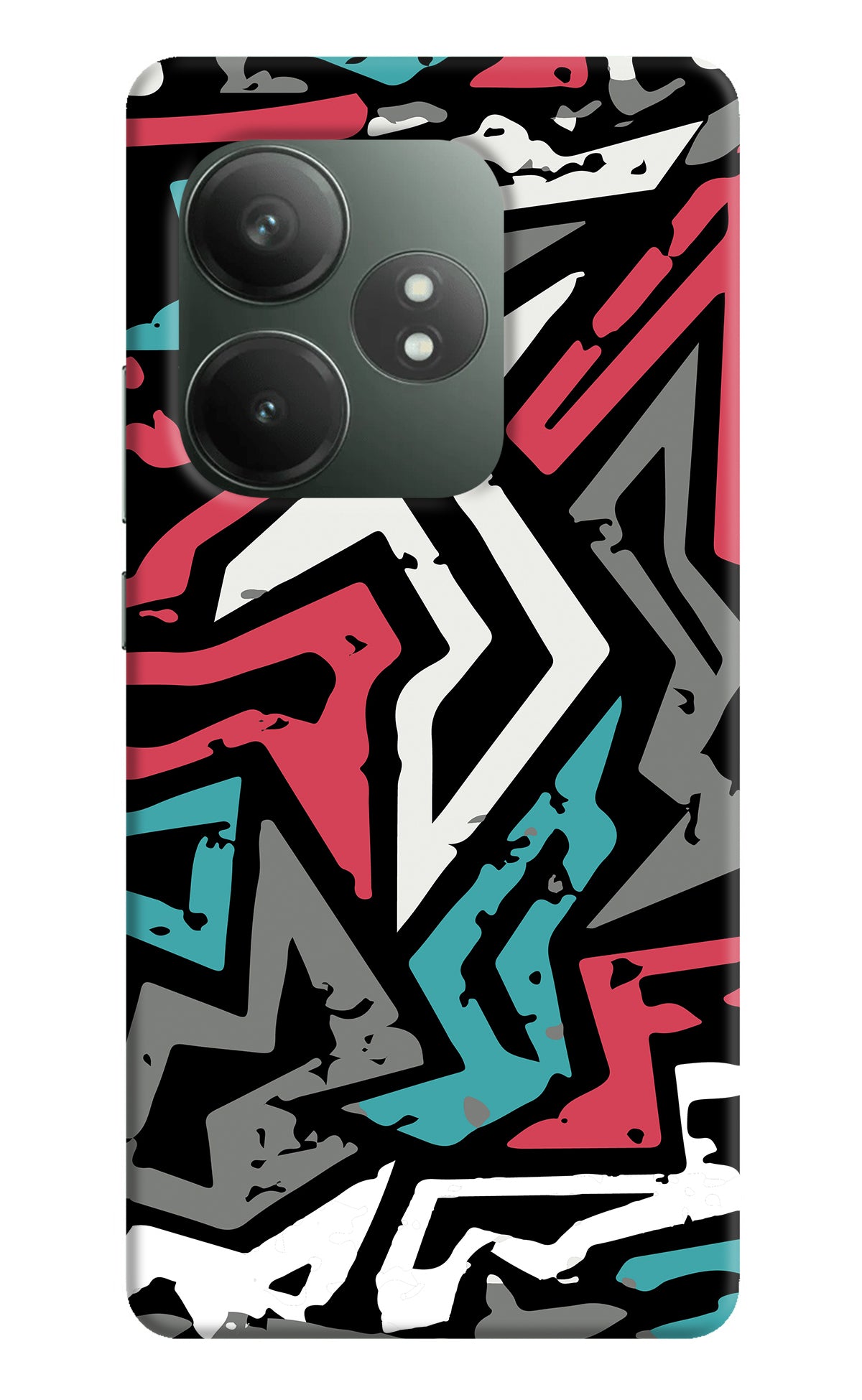 Geometric Graffiti Realme GT 6T 5G Back Cover