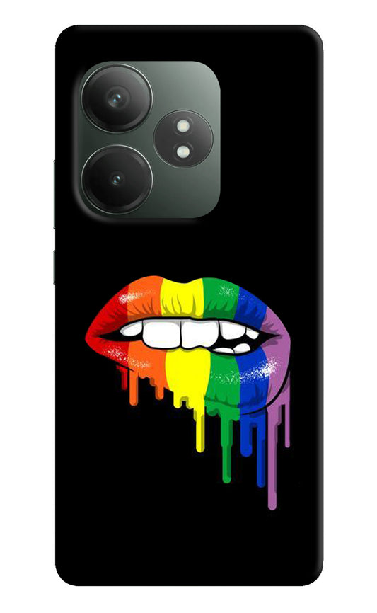 Lips Biting Realme GT 6T 5G Back Cover