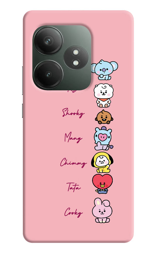 BTS names Realme GT 6T 5G Hard Case Back Cover by Casekaro
