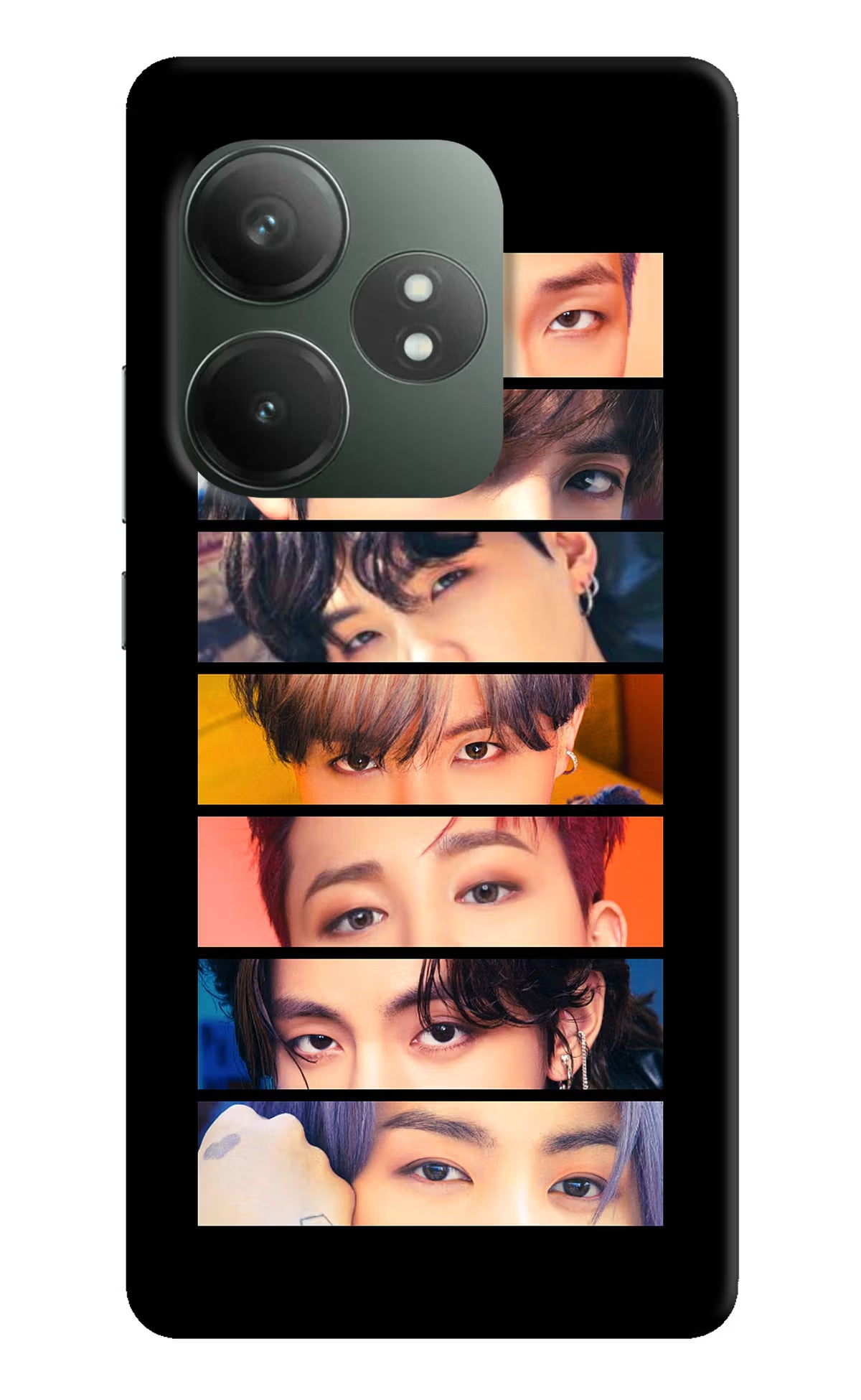 BTS Eyes Realme GT 6T 5G Hard Case Back Cover by Casekaro